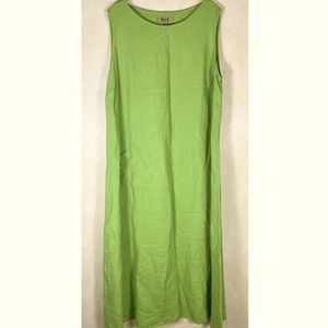 🌿Flax🌿 100% Linen Lagenlook Maxi Dress